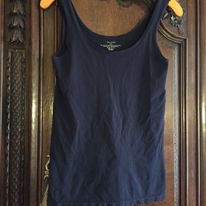 Tahari layering tank navy xs/s